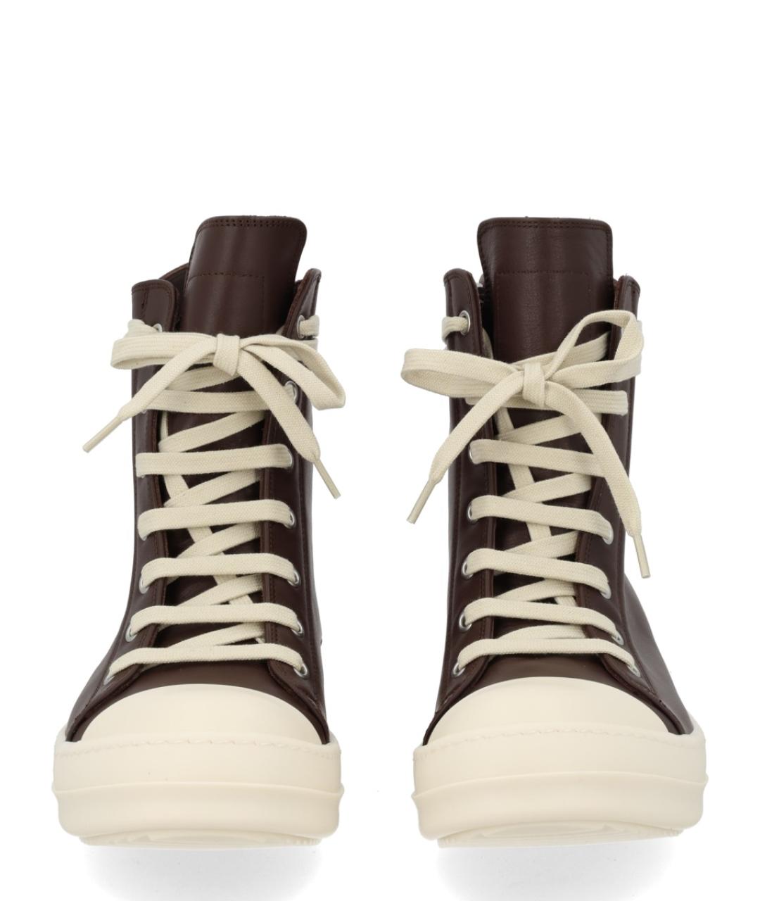 RICK OWENS Мульти кожаные кеды, фото 3