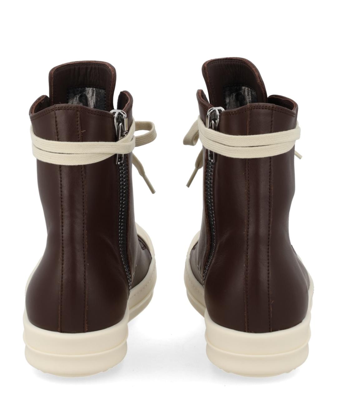 RICK OWENS Мульти кожаные кеды, фото 4