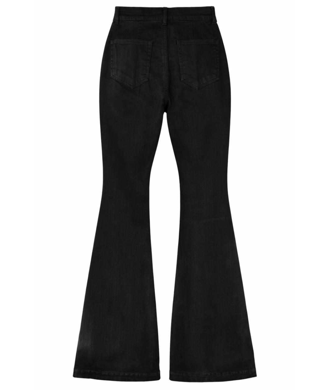 RICK OWENS DRKSHDW Черные хлопковые джинсы клеш, фото 3