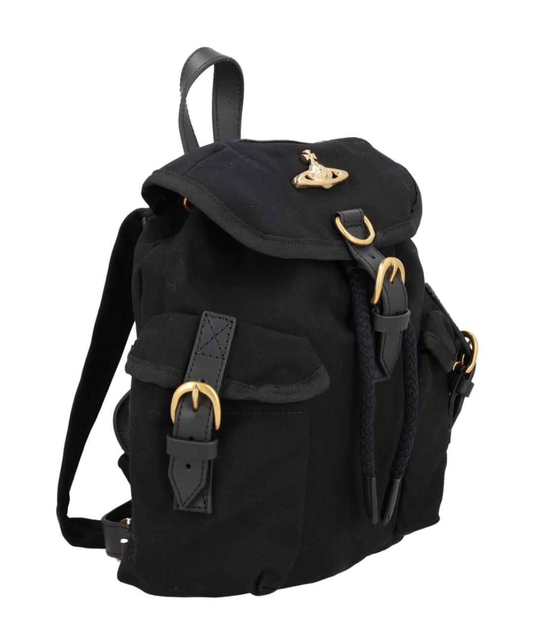 VIVIENNE WESTWOOD Черный синтетический рюкзак, фото 3