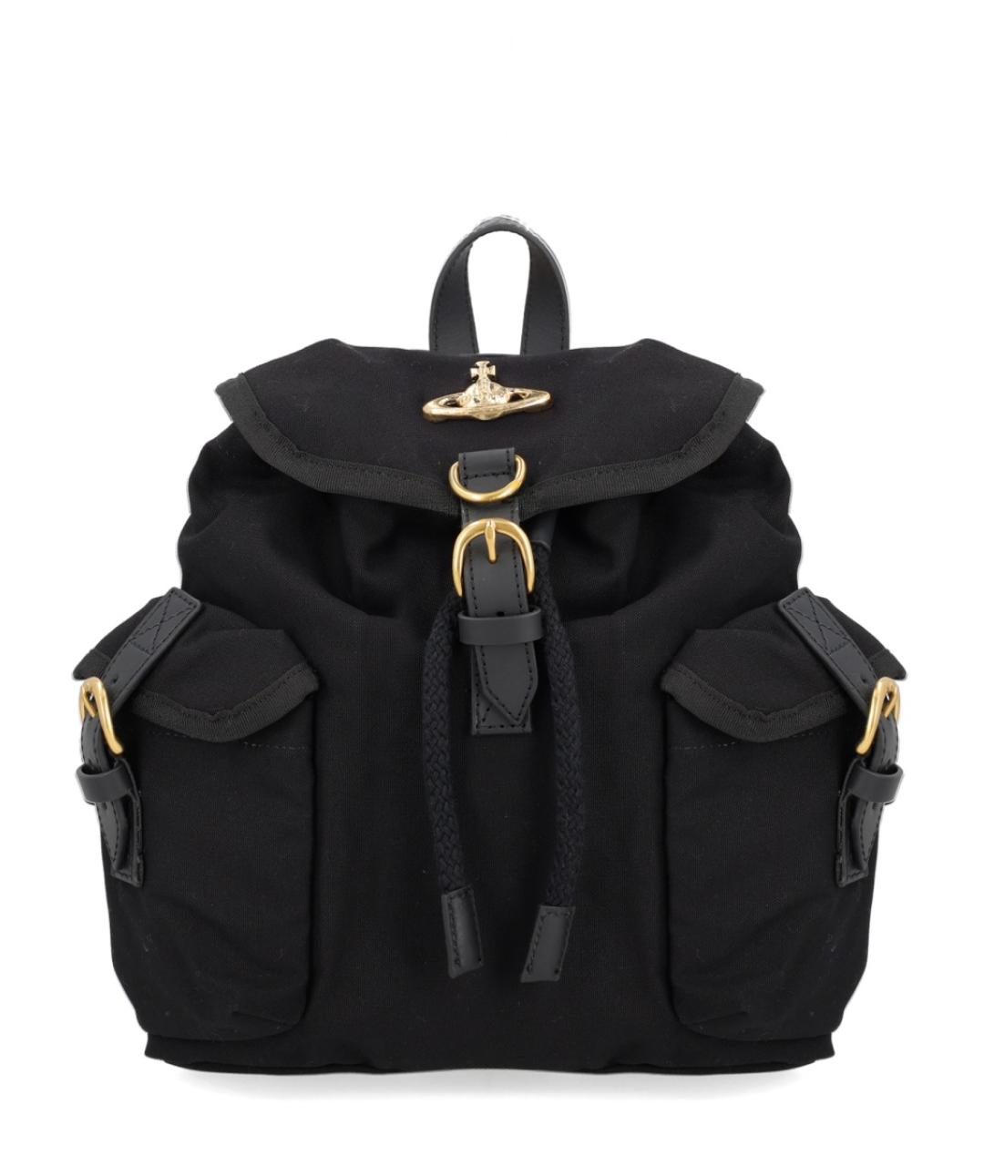 VIVIENNE WESTWOOD Черный синтетический рюкзак, фото 1