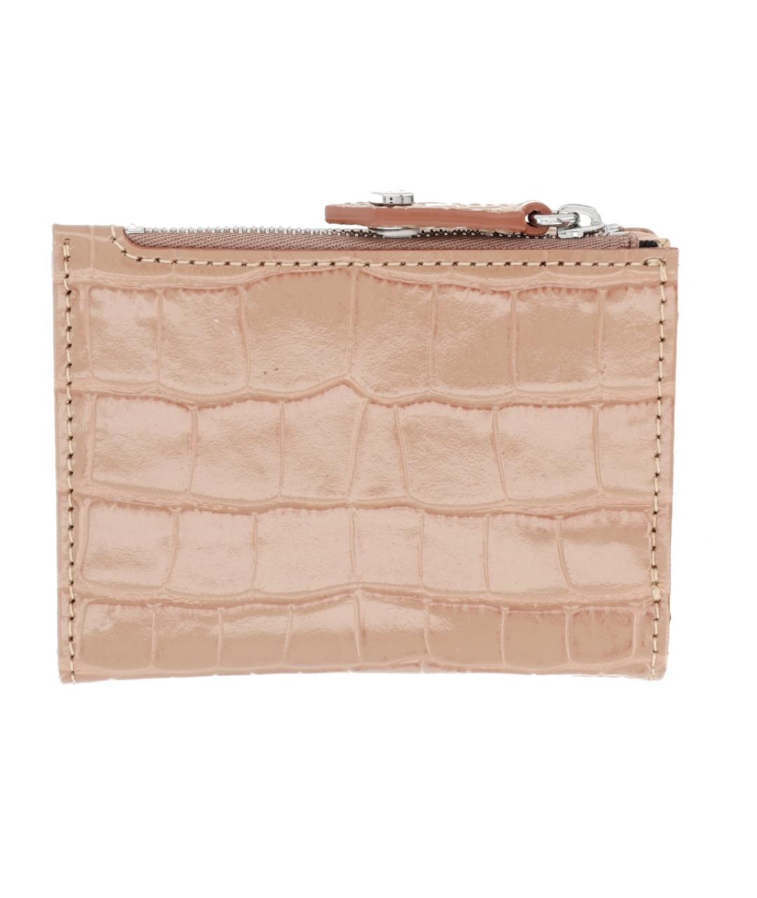 VIVIENNE WESTWOOD Розовый кожаный кошелек, фото 2