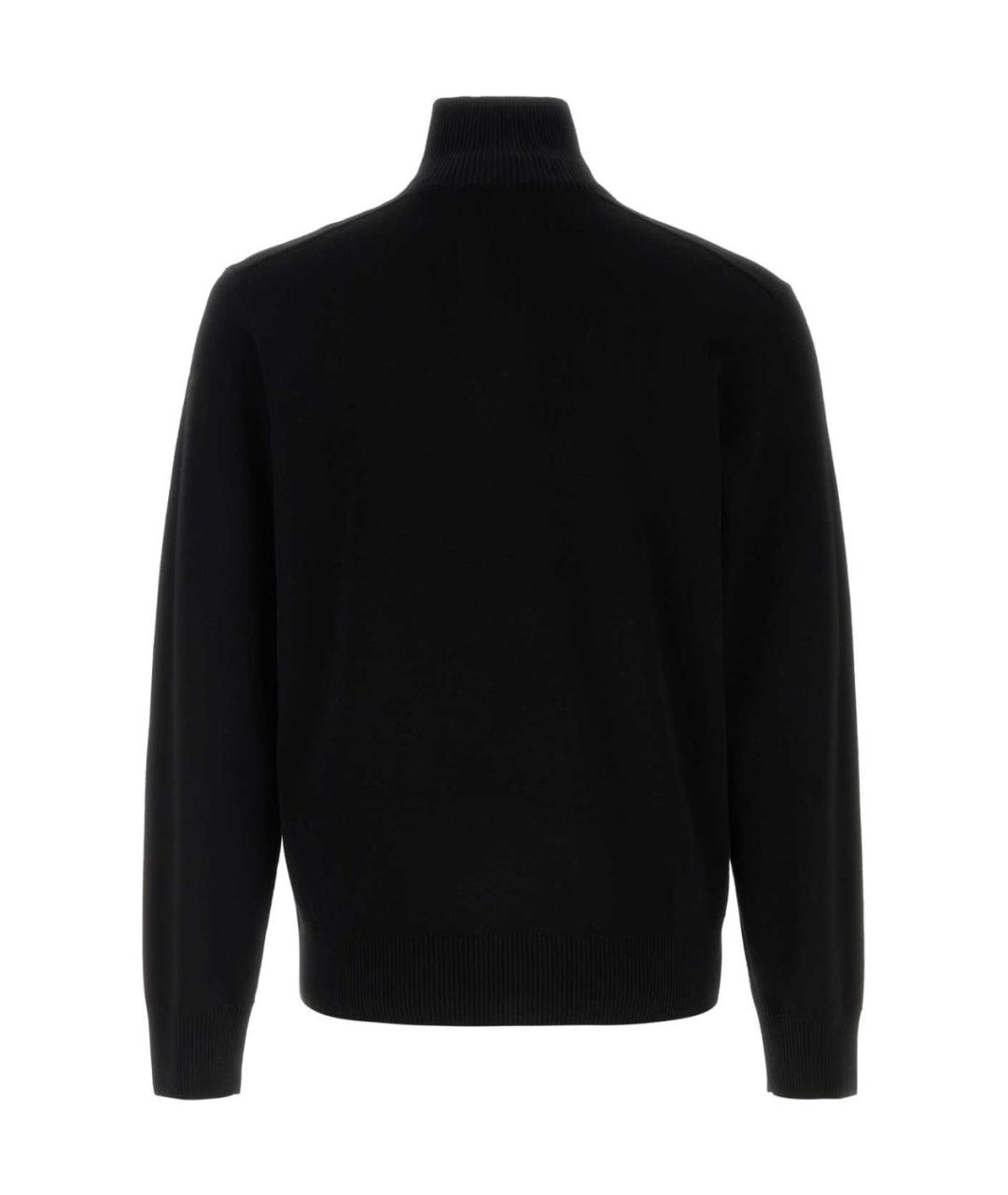 BURBERRY Черный шерстяной джемпер / свитер, фото 2