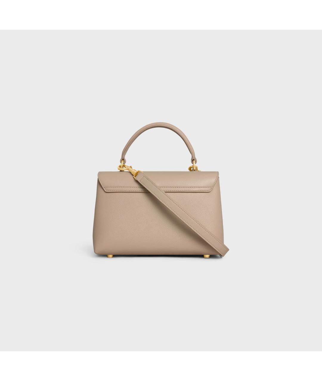 CELINE Кожаная сумка с короткими ручками, фото 3