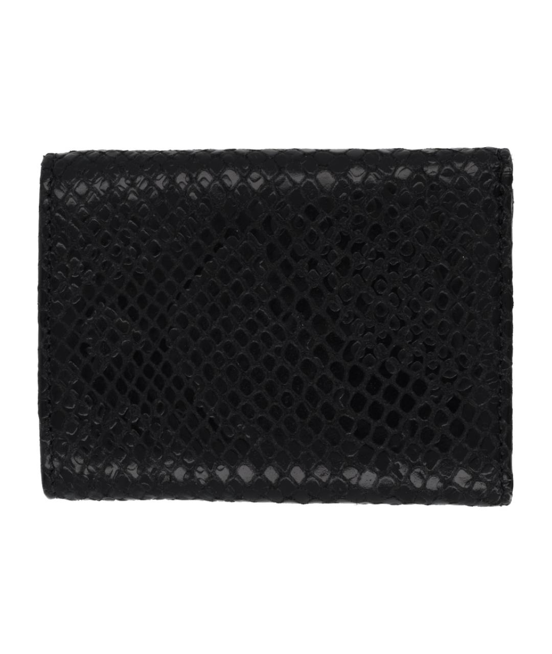 VIVIENNE WESTWOOD Черный кожаный кошелек, фото 2