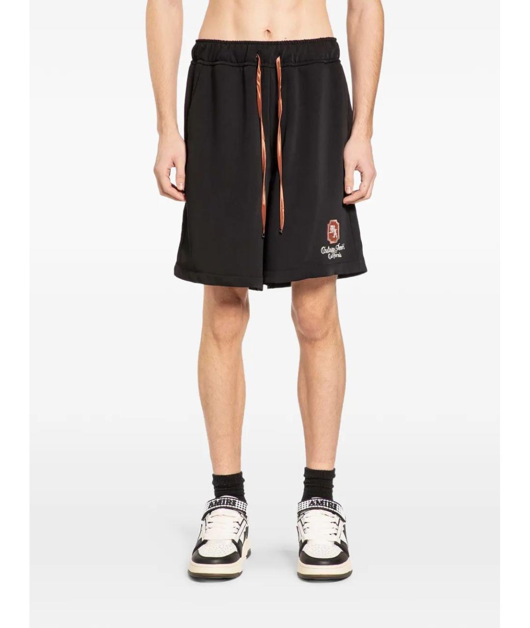 AMIRI Черные полиэстеровые шорты, фото 4