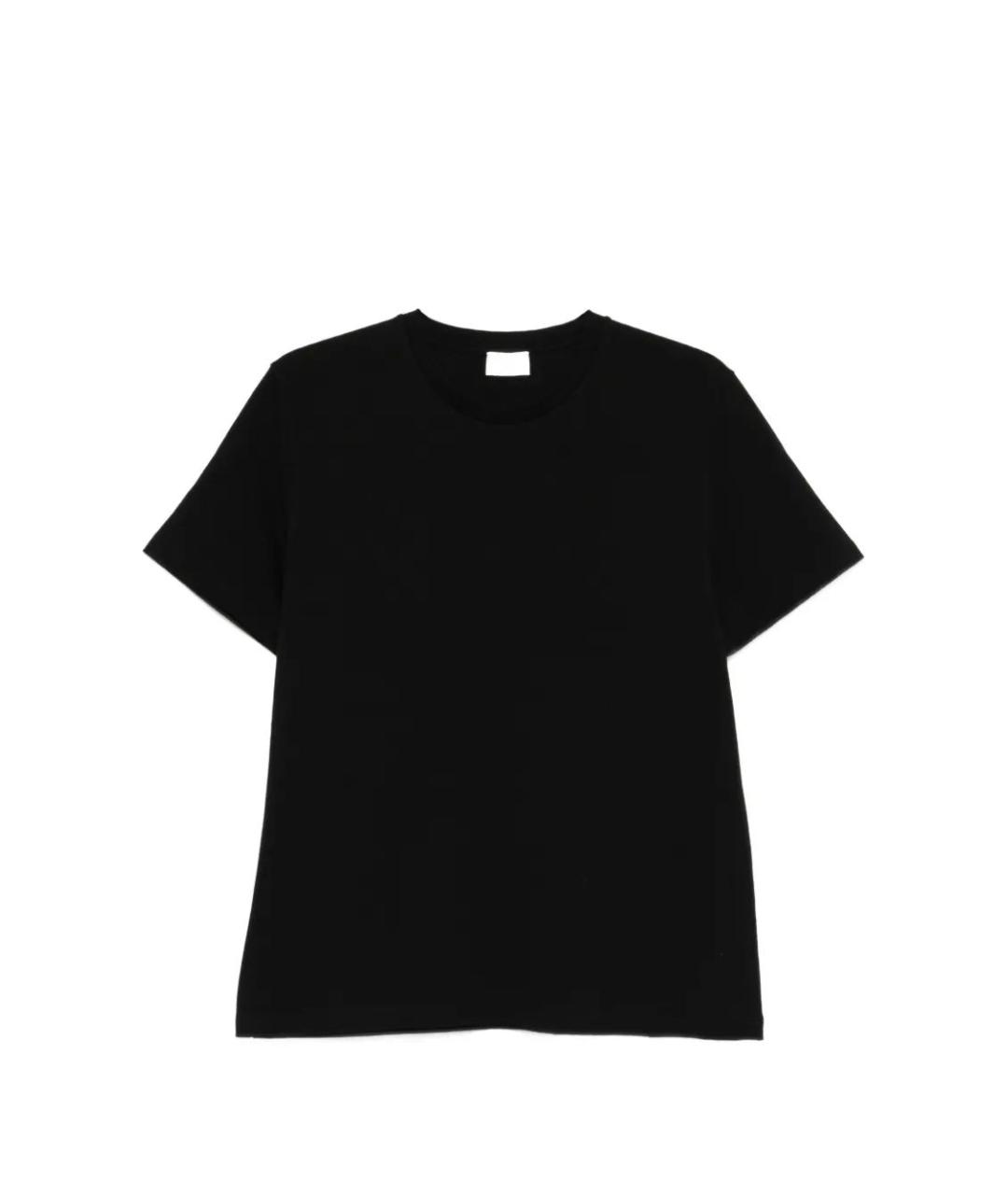 SAINT LAURENT Черная хлопковая футболка, фото 1