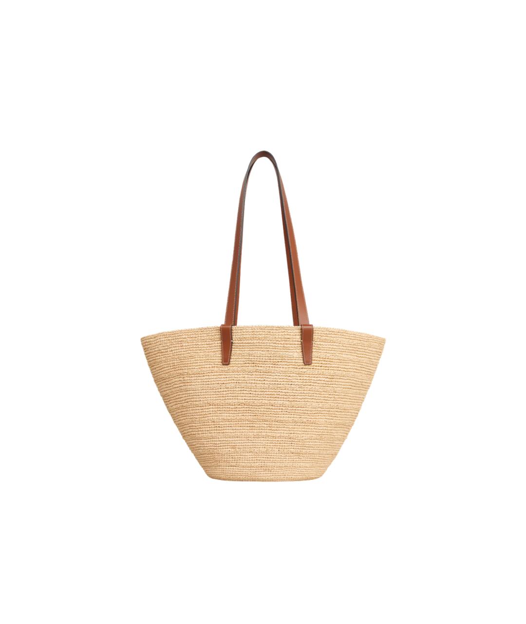 CELINE Бежевая пелетеная сумка через плечо, фото 2