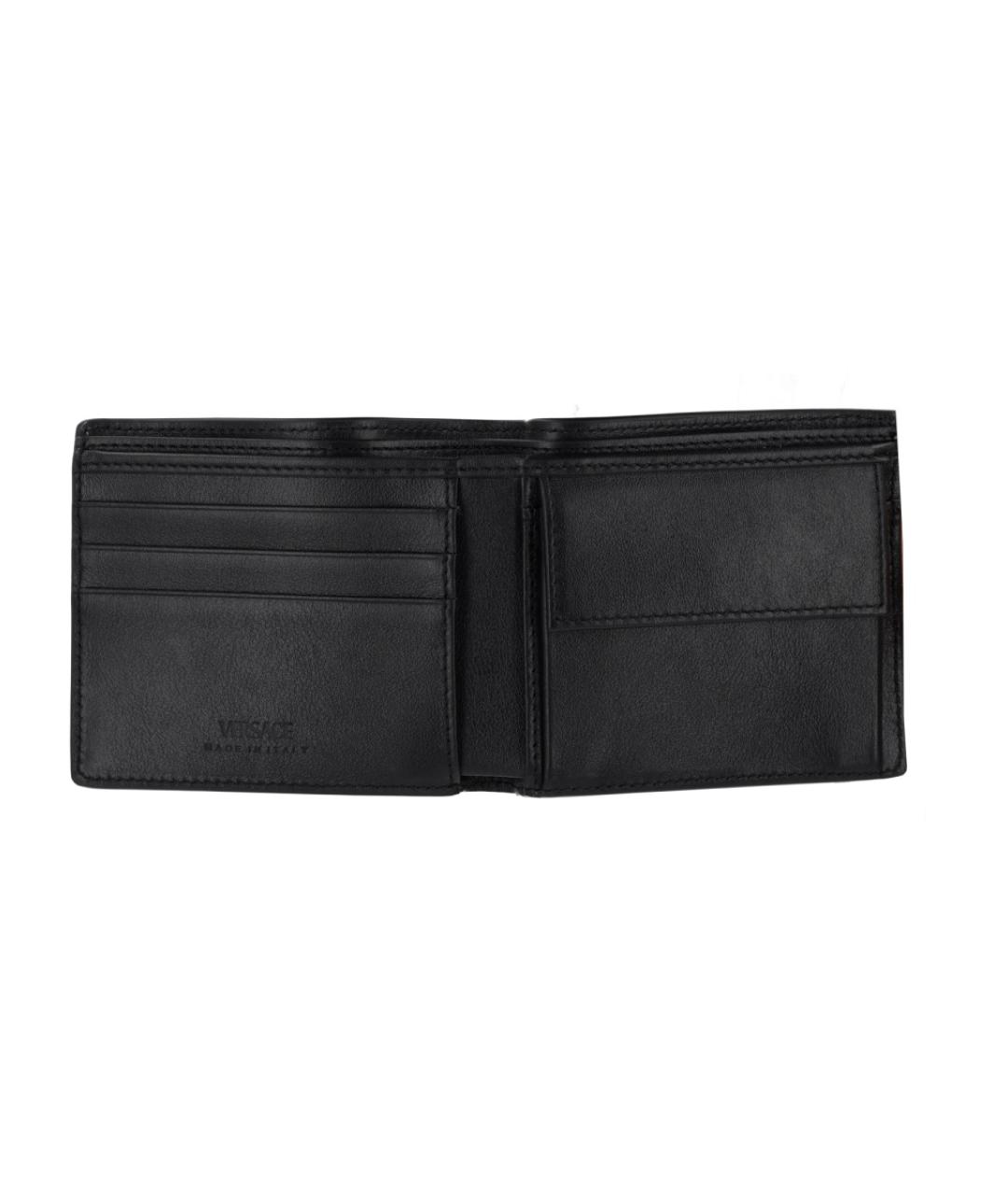 VERSACE Черный кошелек, фото 3