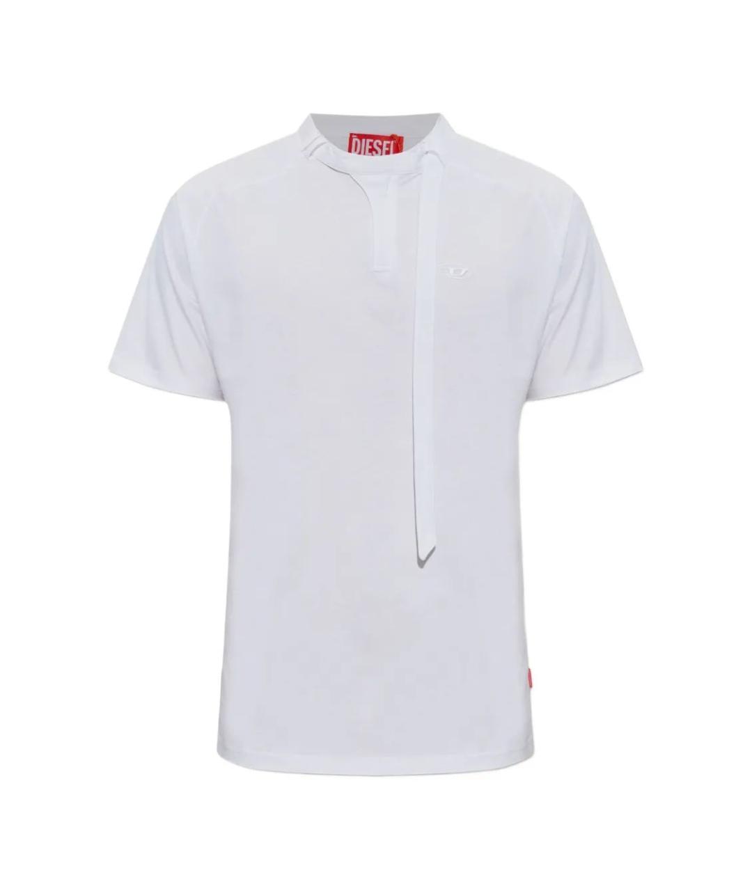 DIESEL Белая хлопковая футболка, фото 1