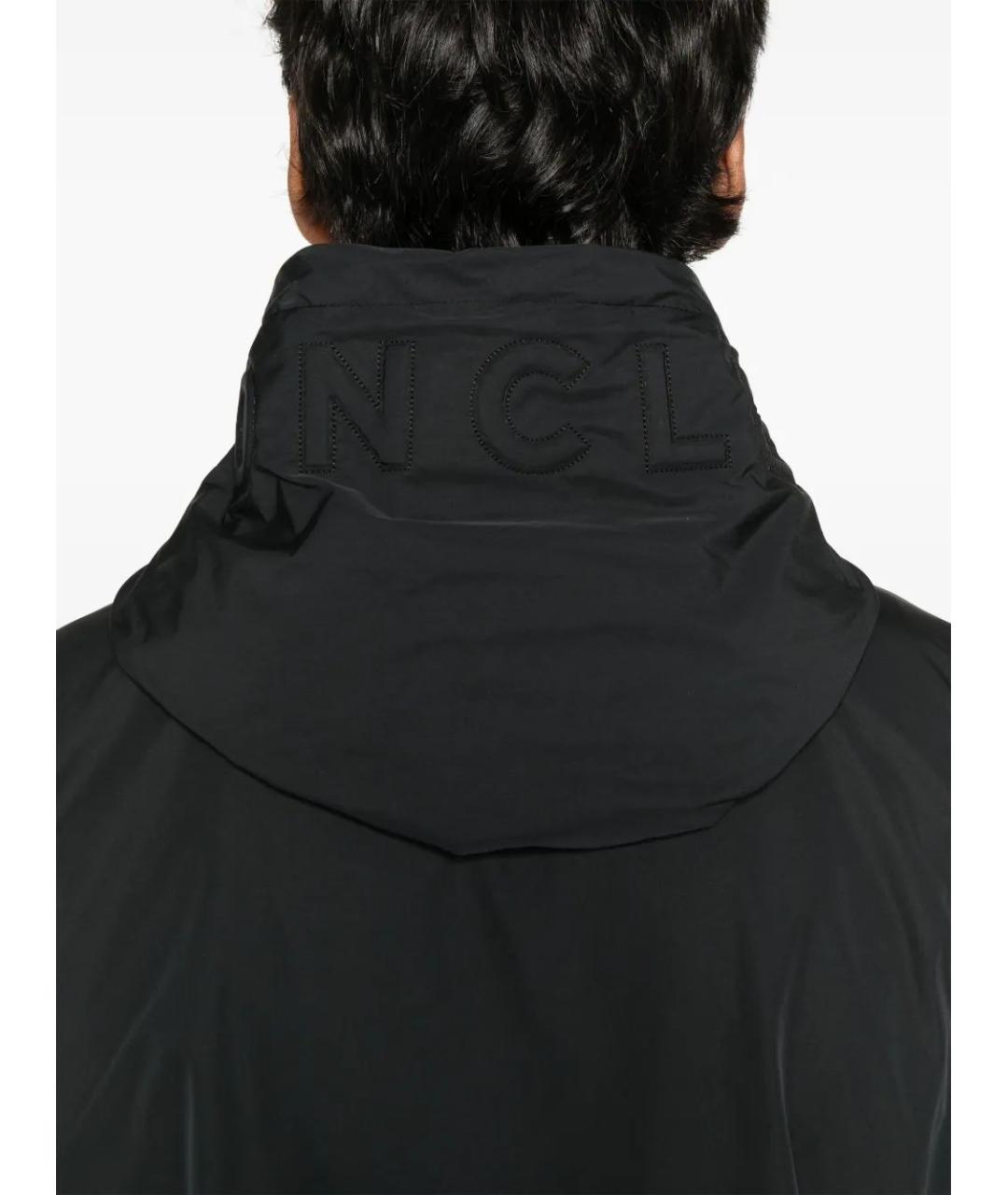 MONCLER Черная хлопковая куртка, фото 5