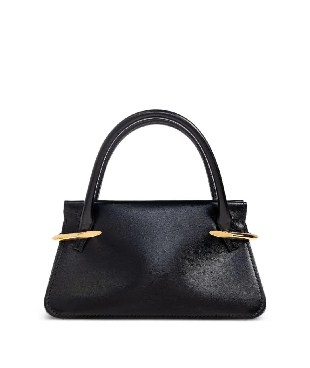 GIVENCHY Черная кожаная сумка с короткими ручками, фото 1