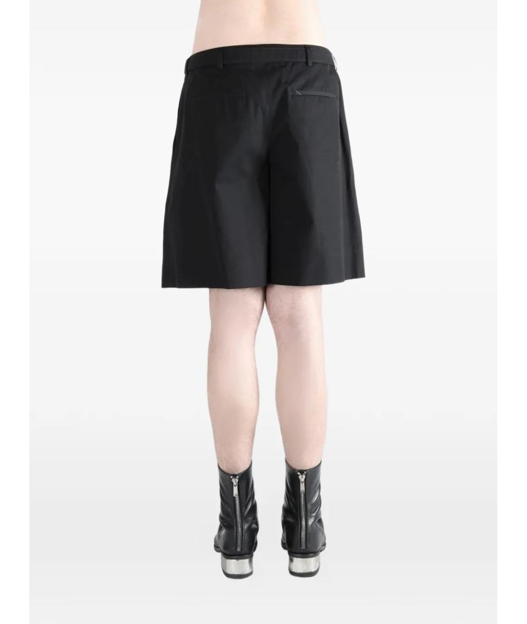 SAINT LAURENT Черные хлопковые шорты, фото 4