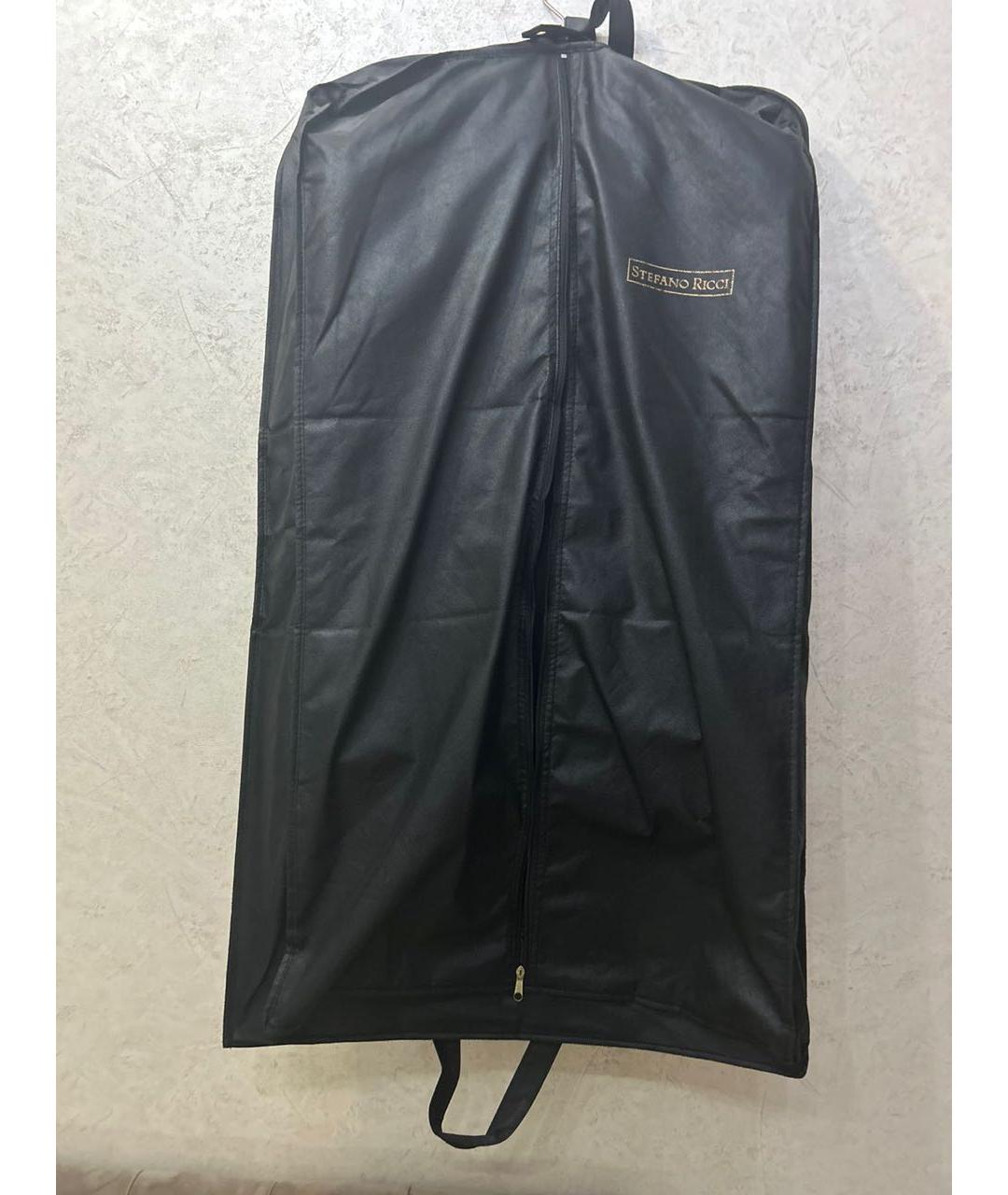 STEFANO RICCI Темно-синяя кожаная куртка, фото 6