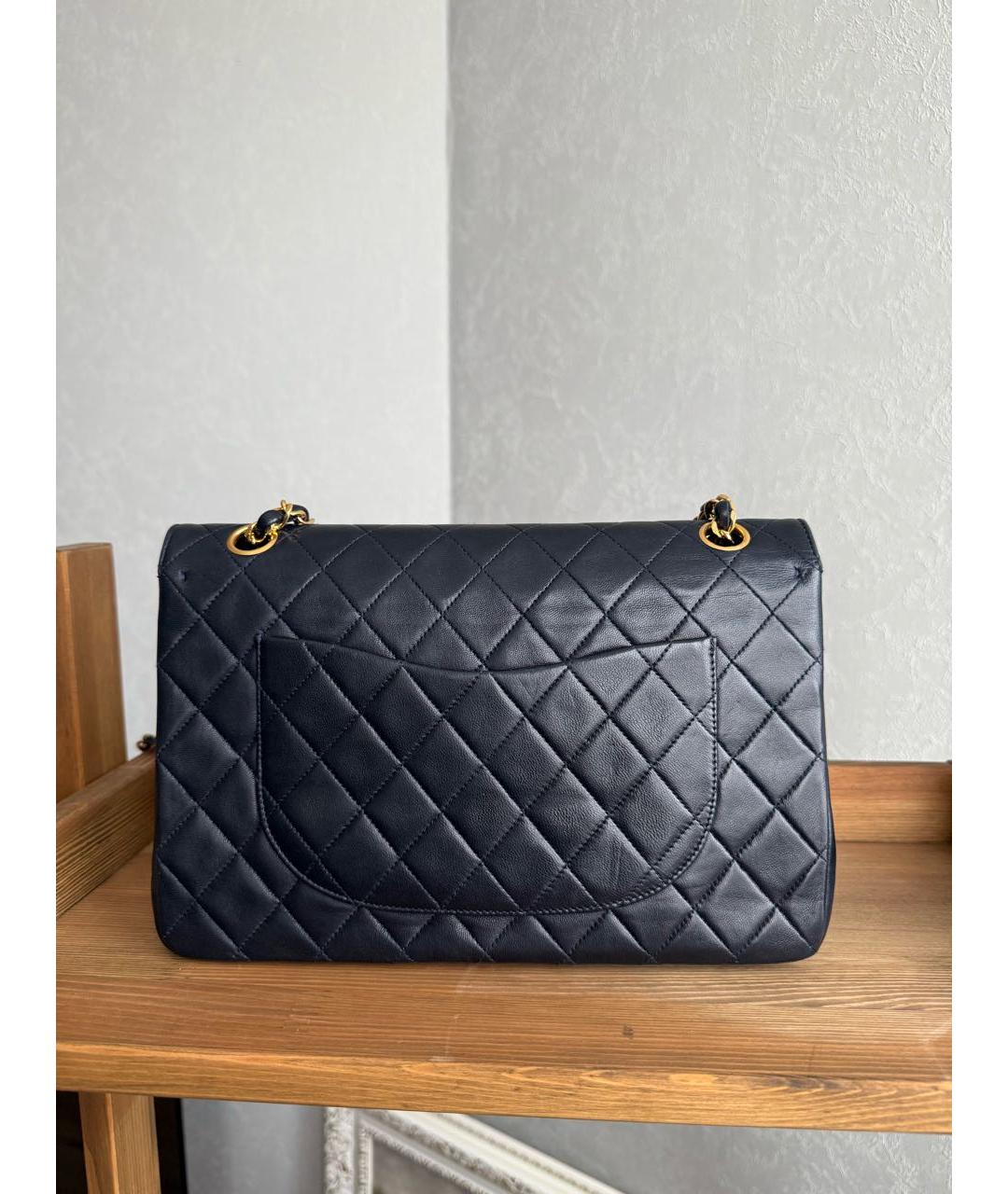 CHANEL Черная кожаная сумка через плечо, фото 3