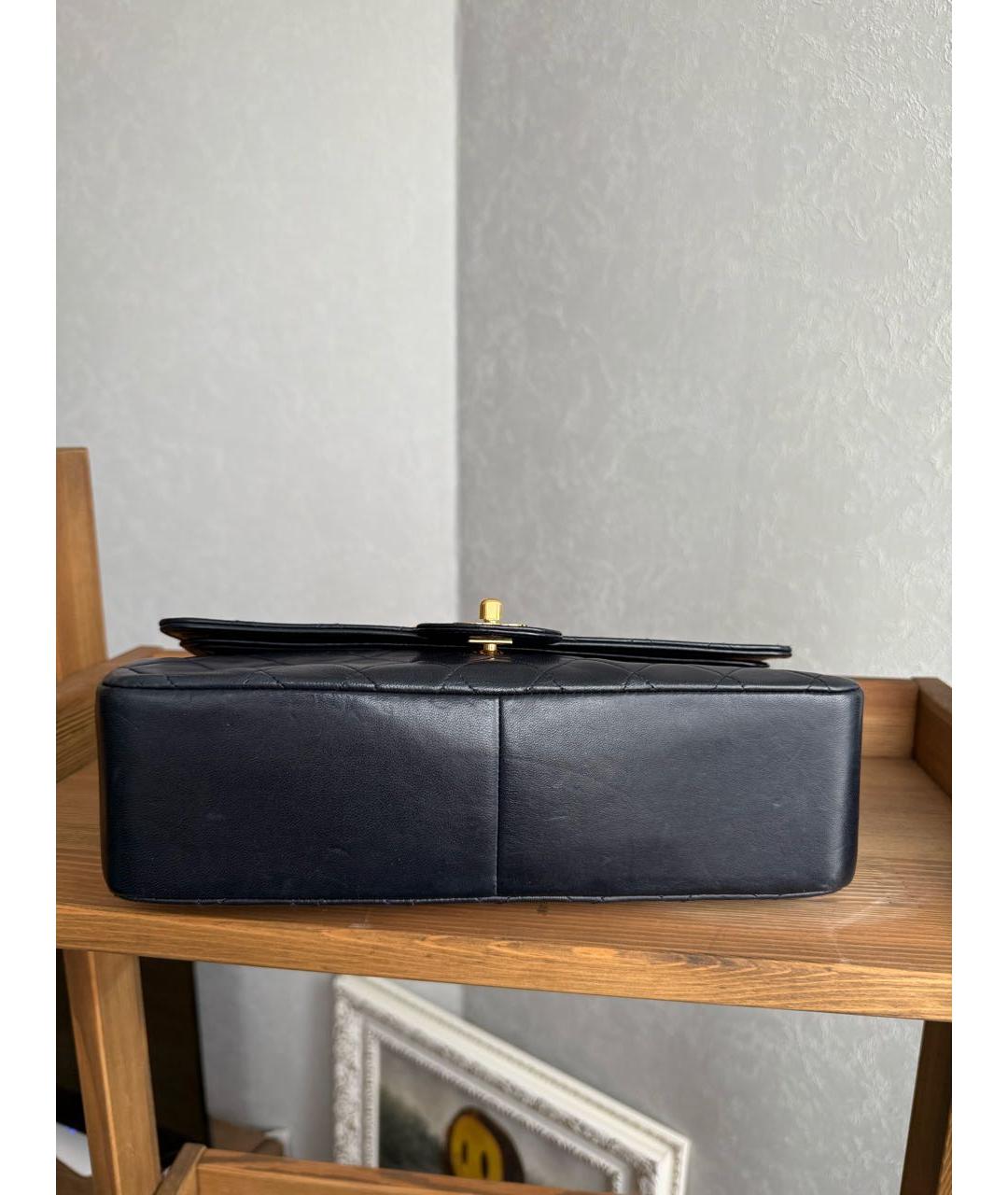 CHANEL Черная кожаная сумка через плечо, фото 5