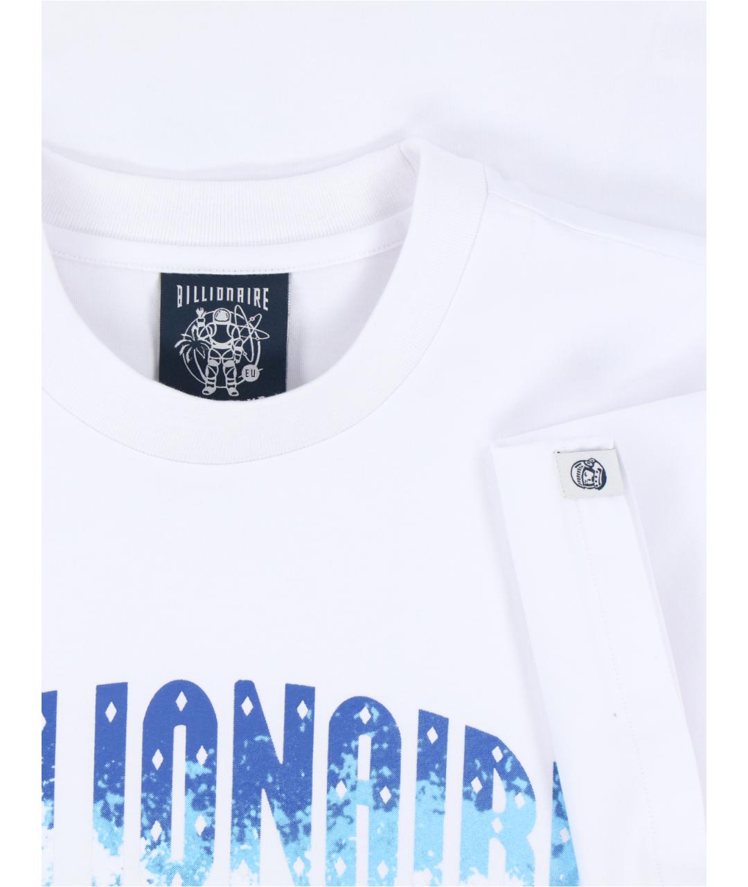 BILLIONAIRE Белая хлопковая футболка, фото 3