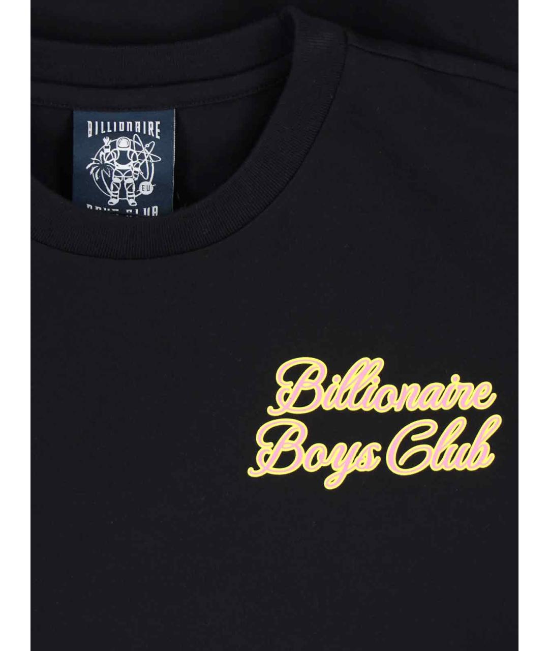 BILLIONAIRE Черная хлопковая футболка, фото 3