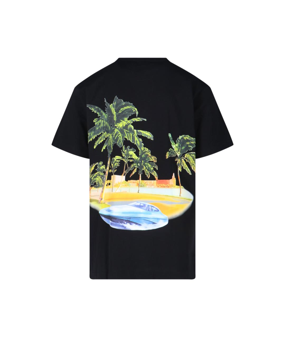 BILLIONAIRE Черная хлопковая футболка, фото 2