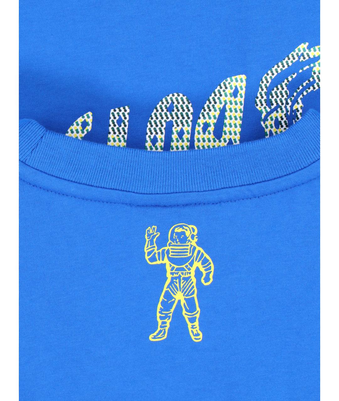 BILLIONAIRE Синяя хлопковая футболка, фото 3