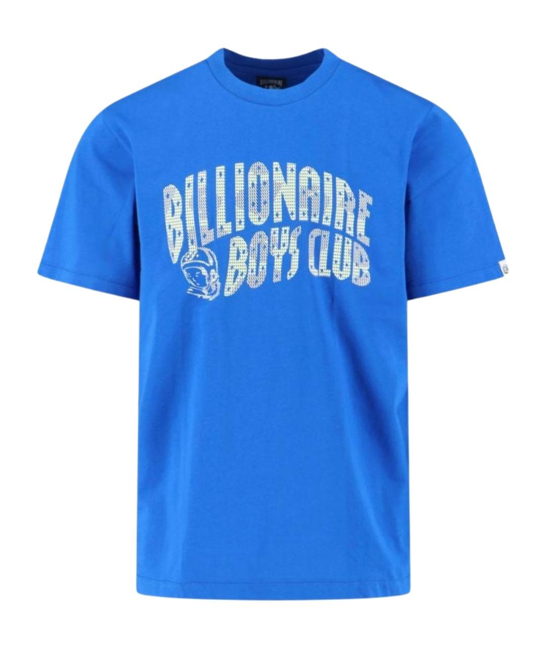 BILLIONAIRE Синяя хлопковая футболка, фото 1