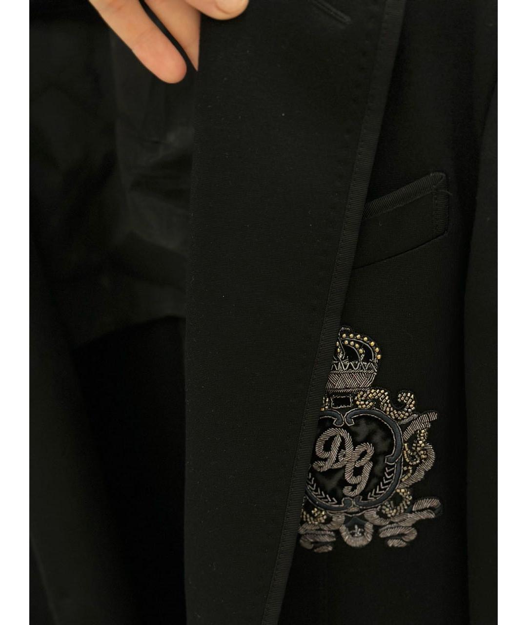 DOLCE&GABBANA Черный пиджак, фото 4