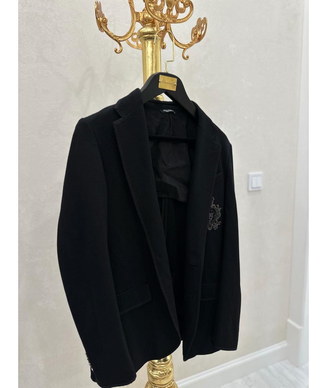 DOLCE&GABBANA Черный пиджак, фото 3
