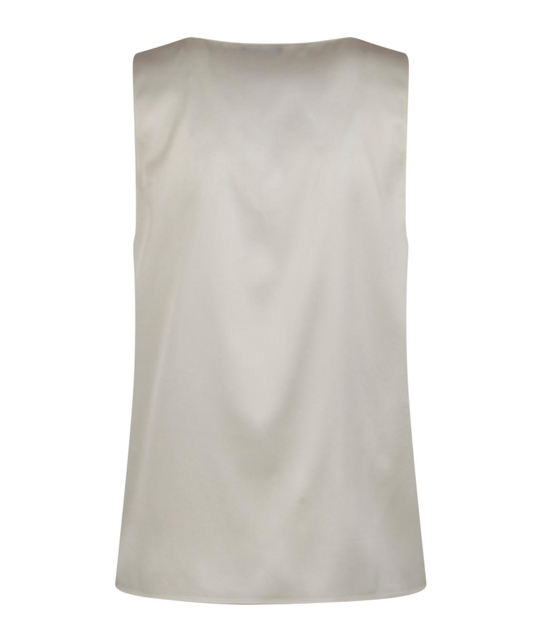 EMPORIO ARMANI Шелковая майка, фото 2