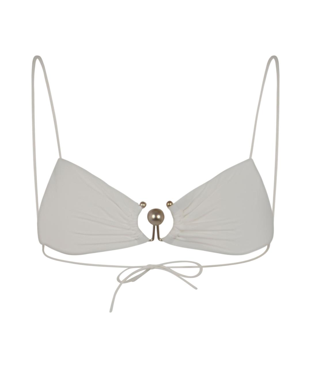 CHRISTOPHER ESBER Белый полиамидовый купальник, фото 1