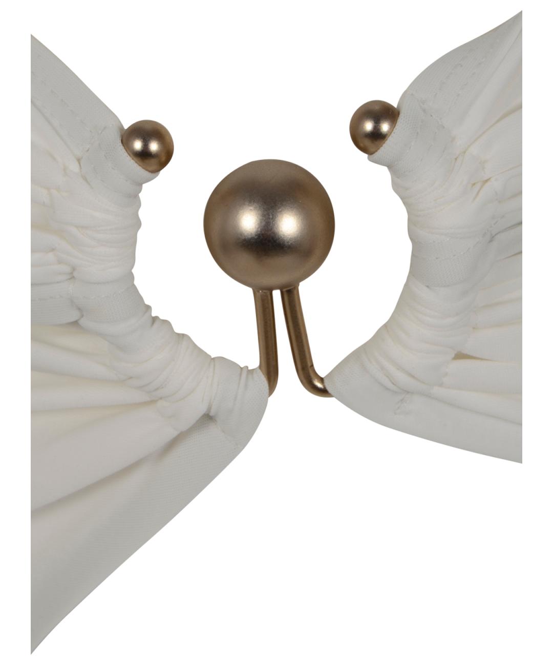 CHRISTOPHER ESBER Белый полиамидовый купальник, фото 3