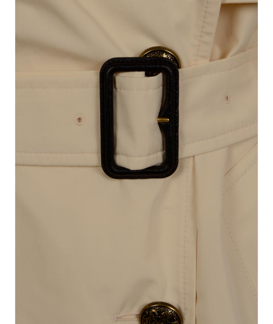 BURBERRY Бежевый хлопковый тренч/плащ, фото 3