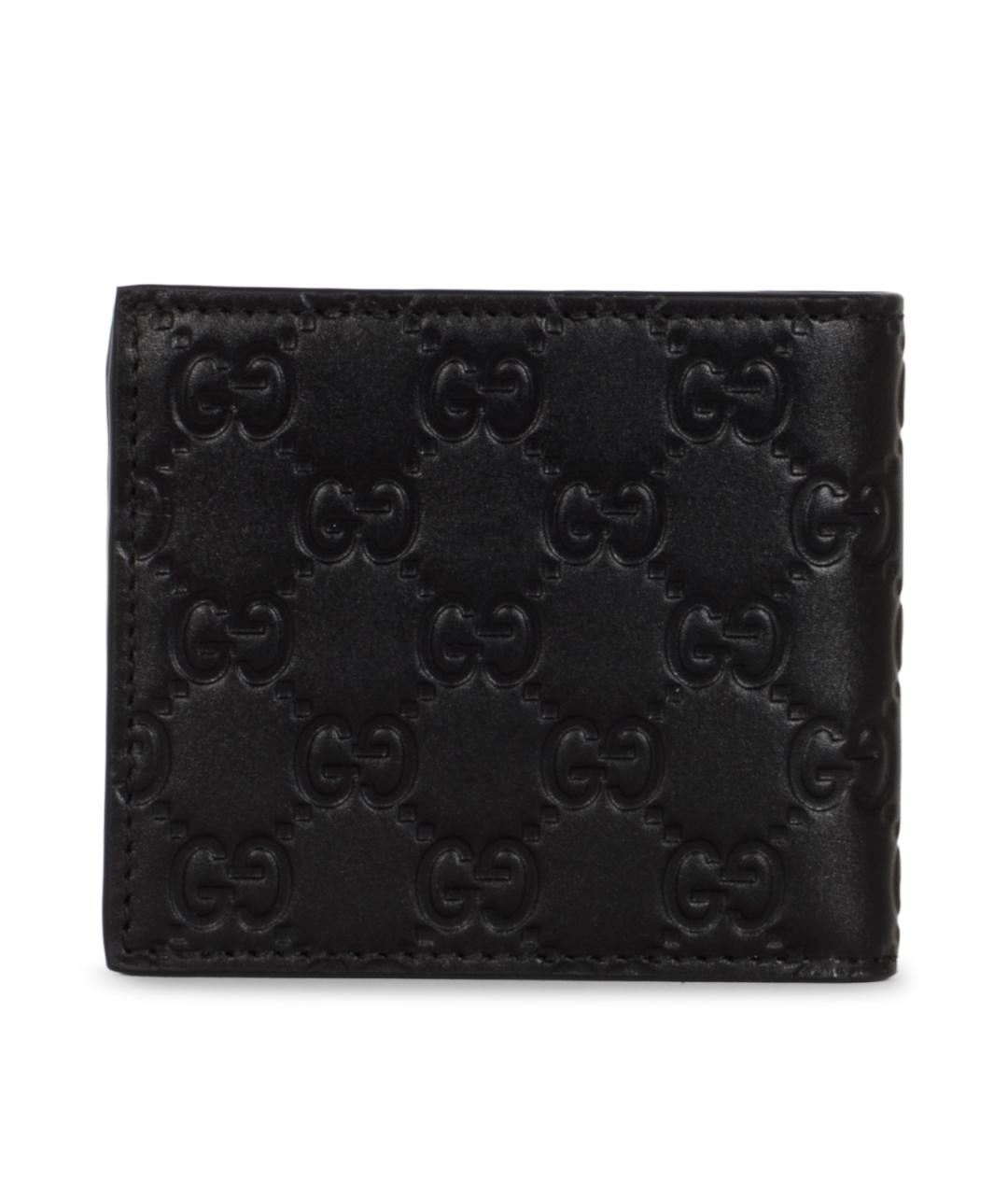 GUCCI Черный кожаный кошелек, фото 3