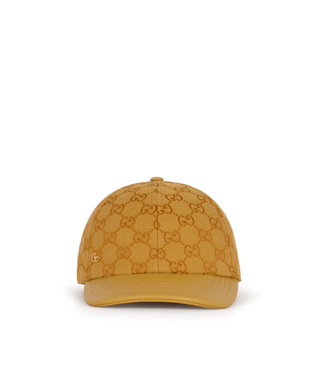 GUCCI Коричневая хлопковая кепка, фото 1