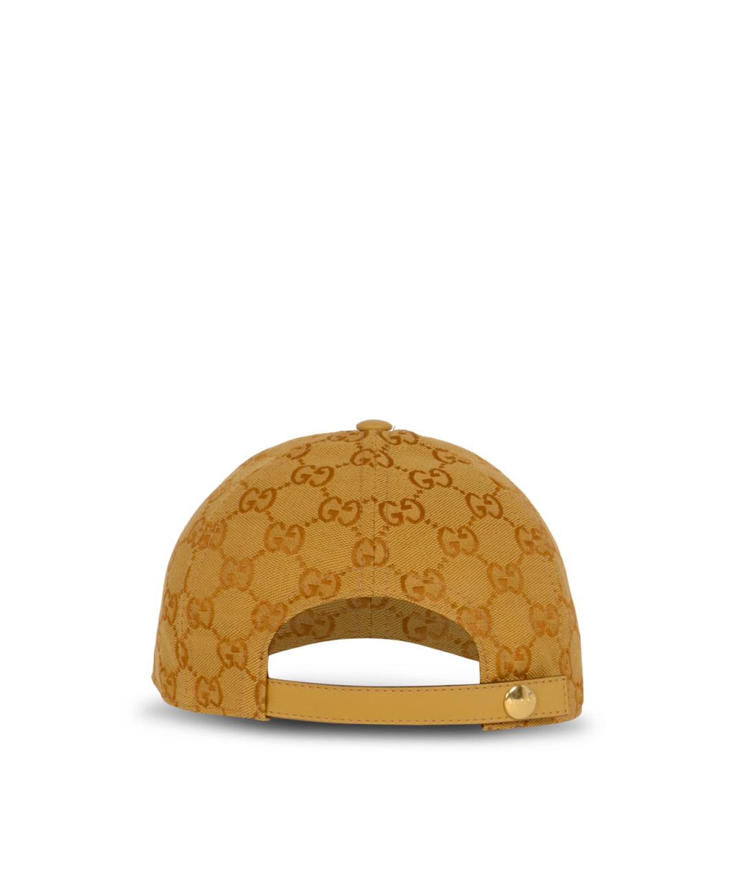 GUCCI Коричневая хлопковая кепка, фото 3
