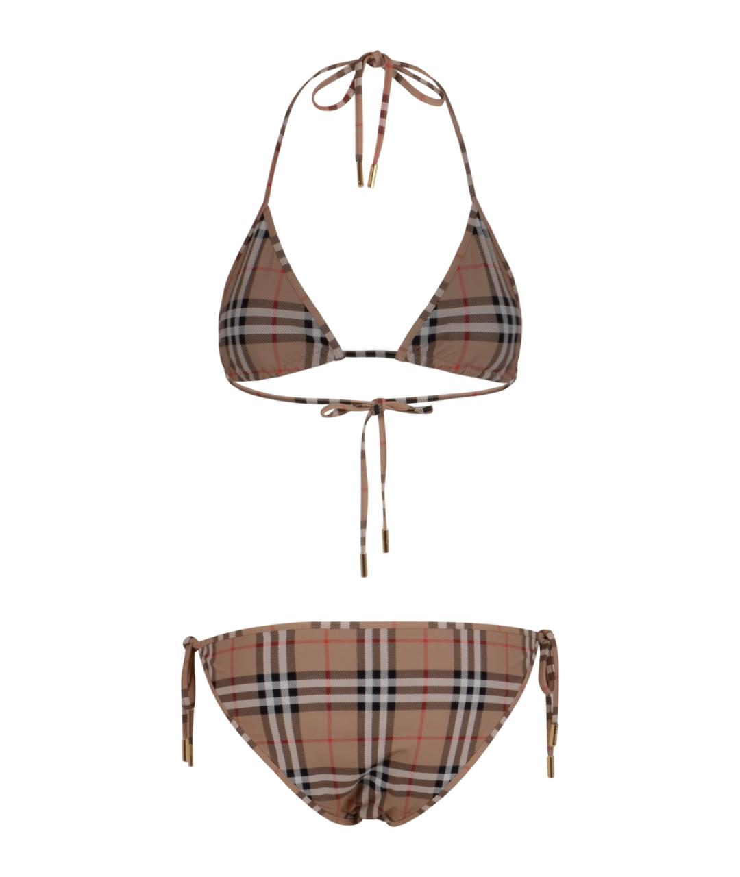 BURBERRY Бежевый полиамидовый купальник, фото 2