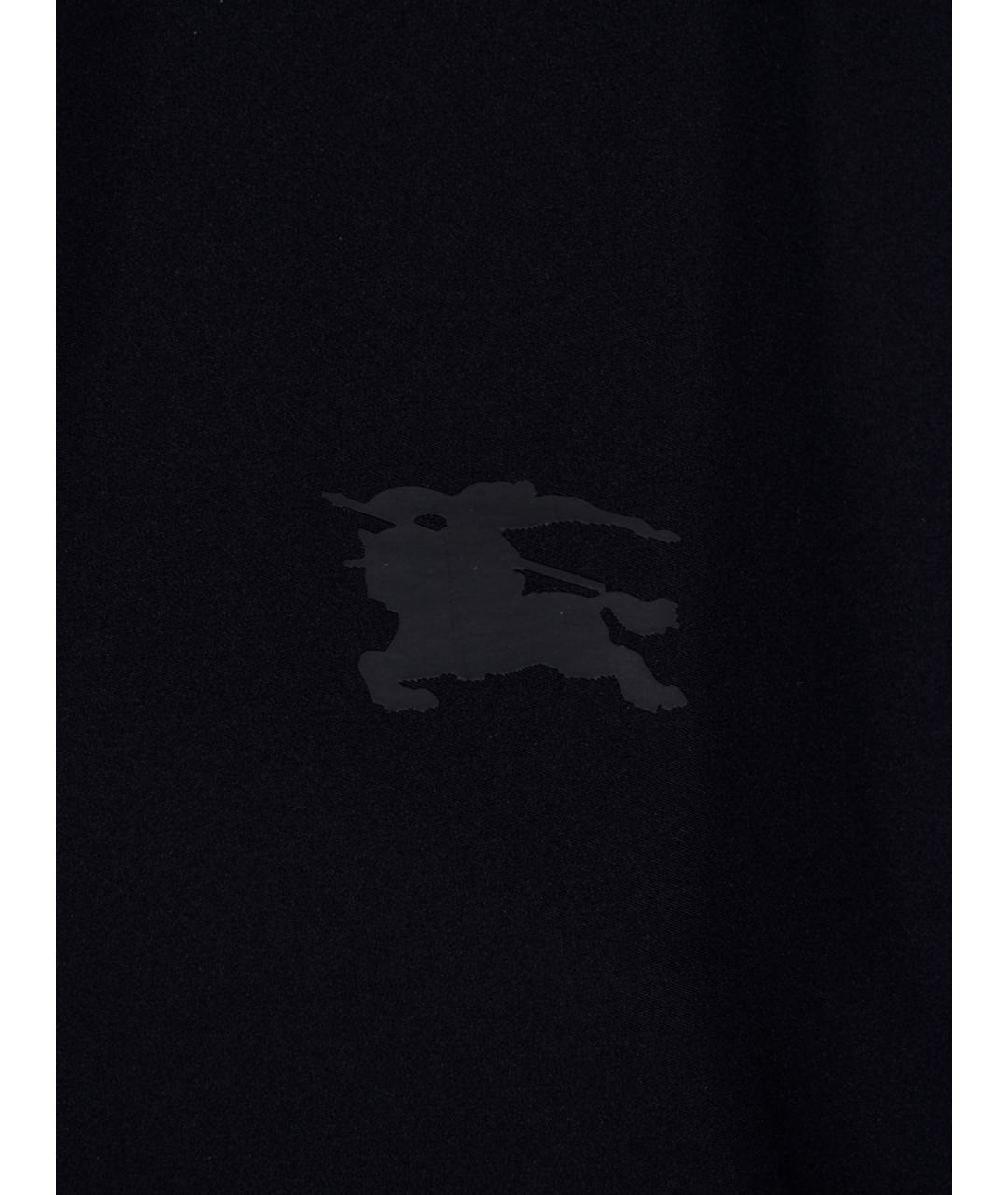 BURBERRY Синяя полиамидовая куртка, фото 3