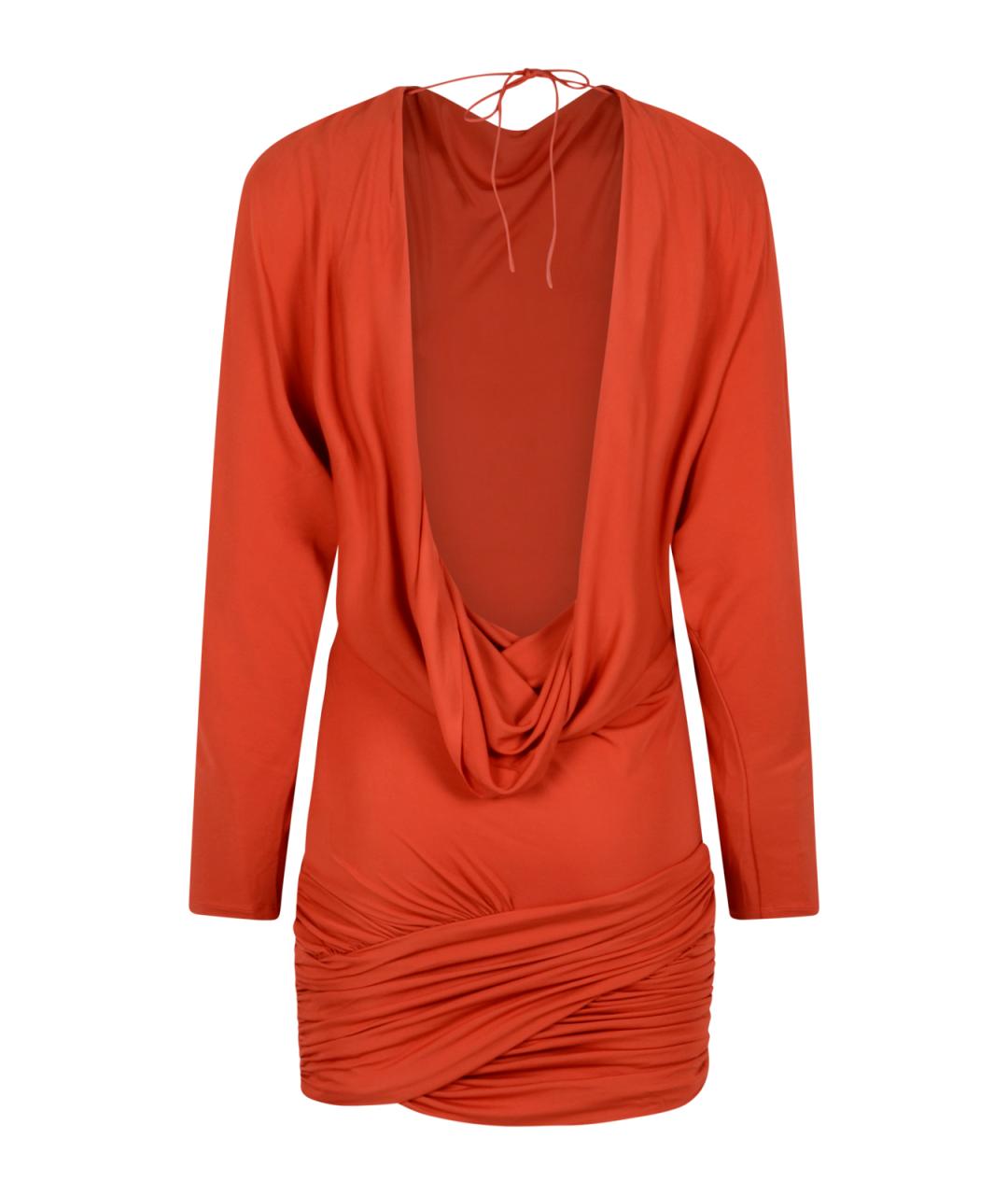 CHRISTOPHER ESBER Красное вискозное платье, фото 2