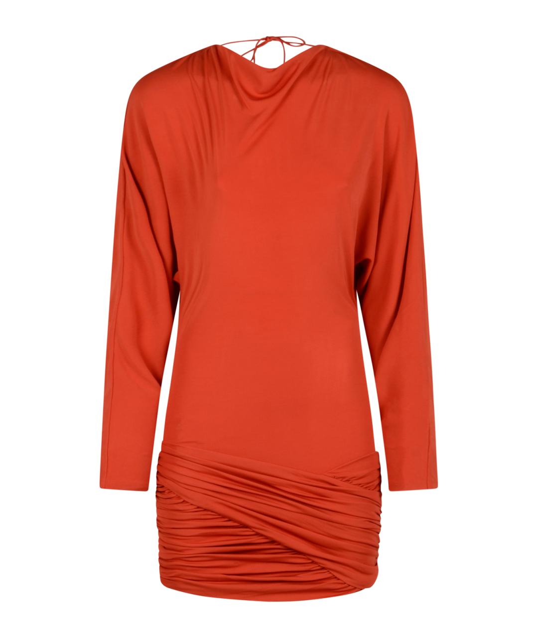 CHRISTOPHER ESBER Красное вискозное платье, фото 1