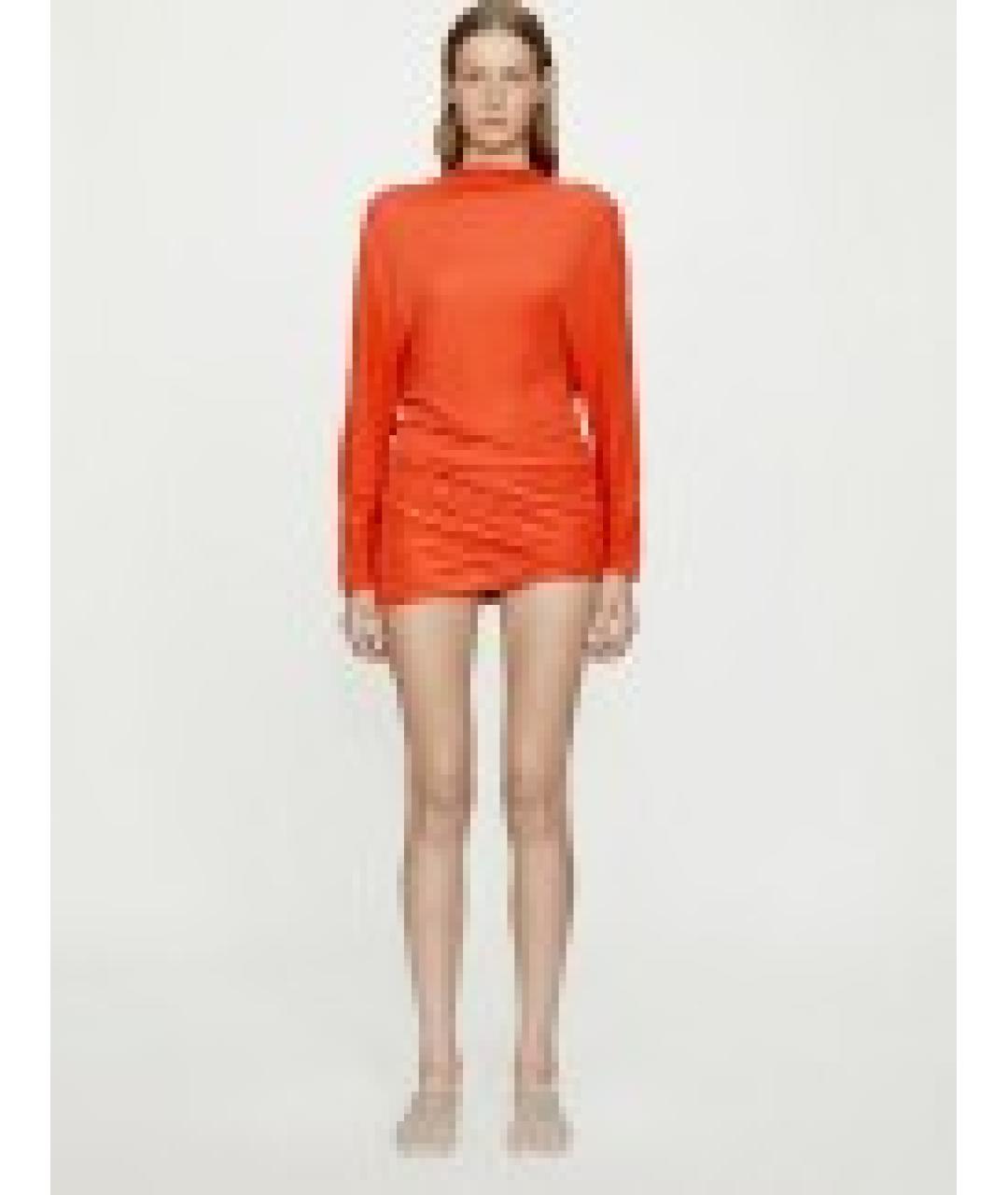 CHRISTOPHER ESBER Красное вискозное платье, фото 4