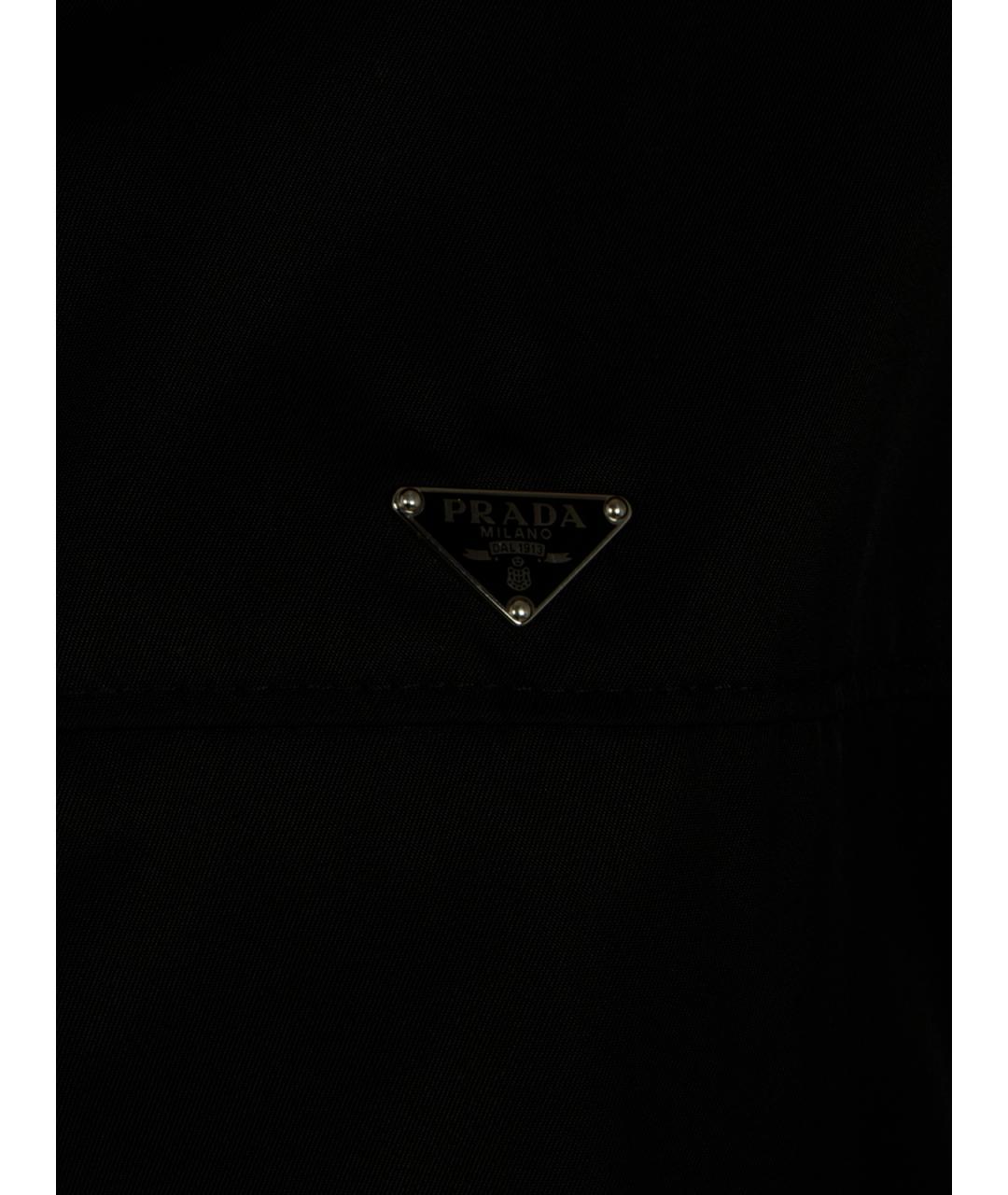 PRADA Черная полиамидовая куртка, фото 3