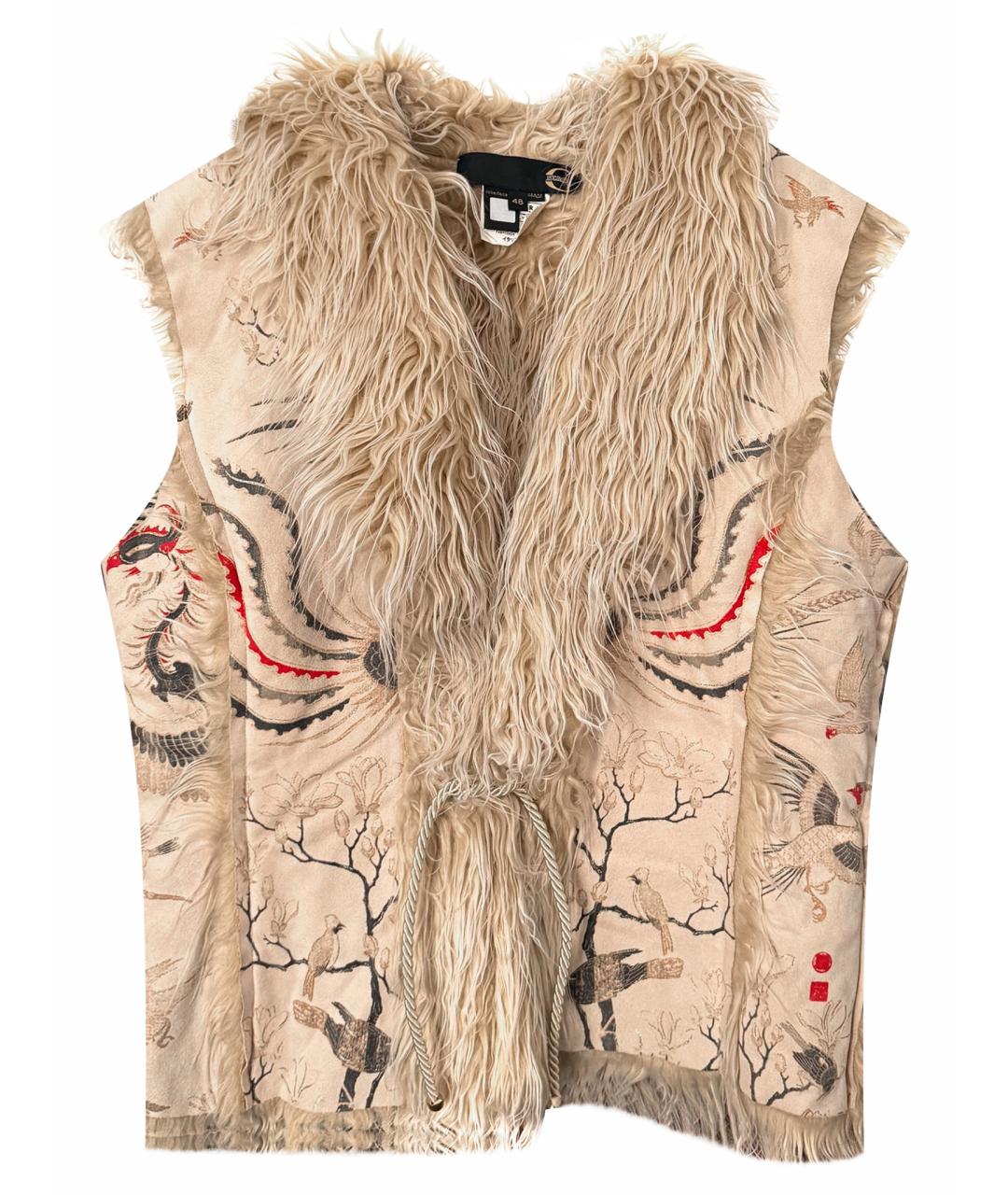 JUST CAVALLI Бежевый жилет, фото 1