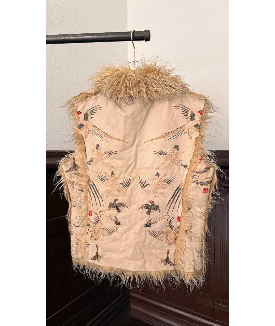 JUST CAVALLI Бежевый жилет, фото 2