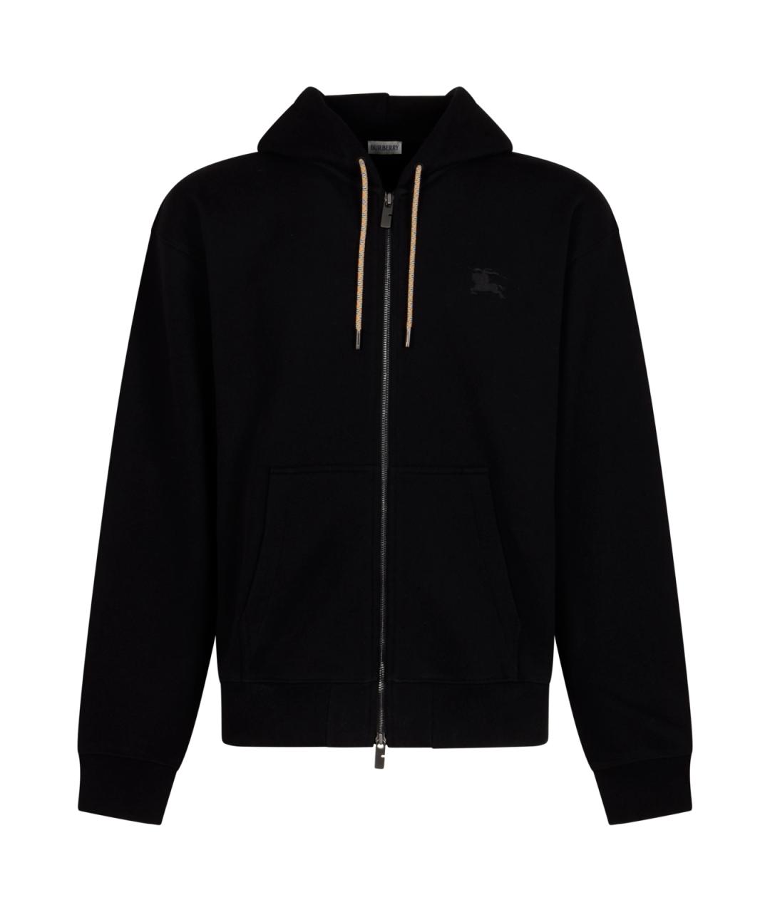 BURBERRY Черная хлопковая куртка, фото 1