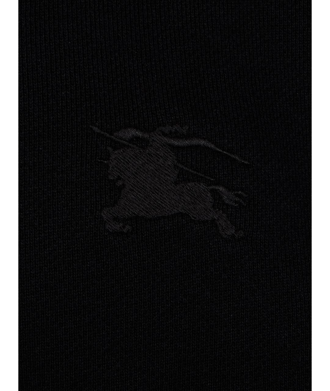 BURBERRY Черная хлопковая куртка, фото 3