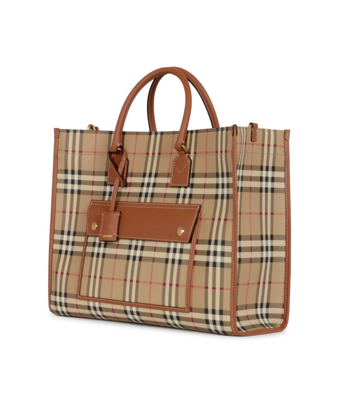 BURBERRY Бежевая сумка тоут, фото 2