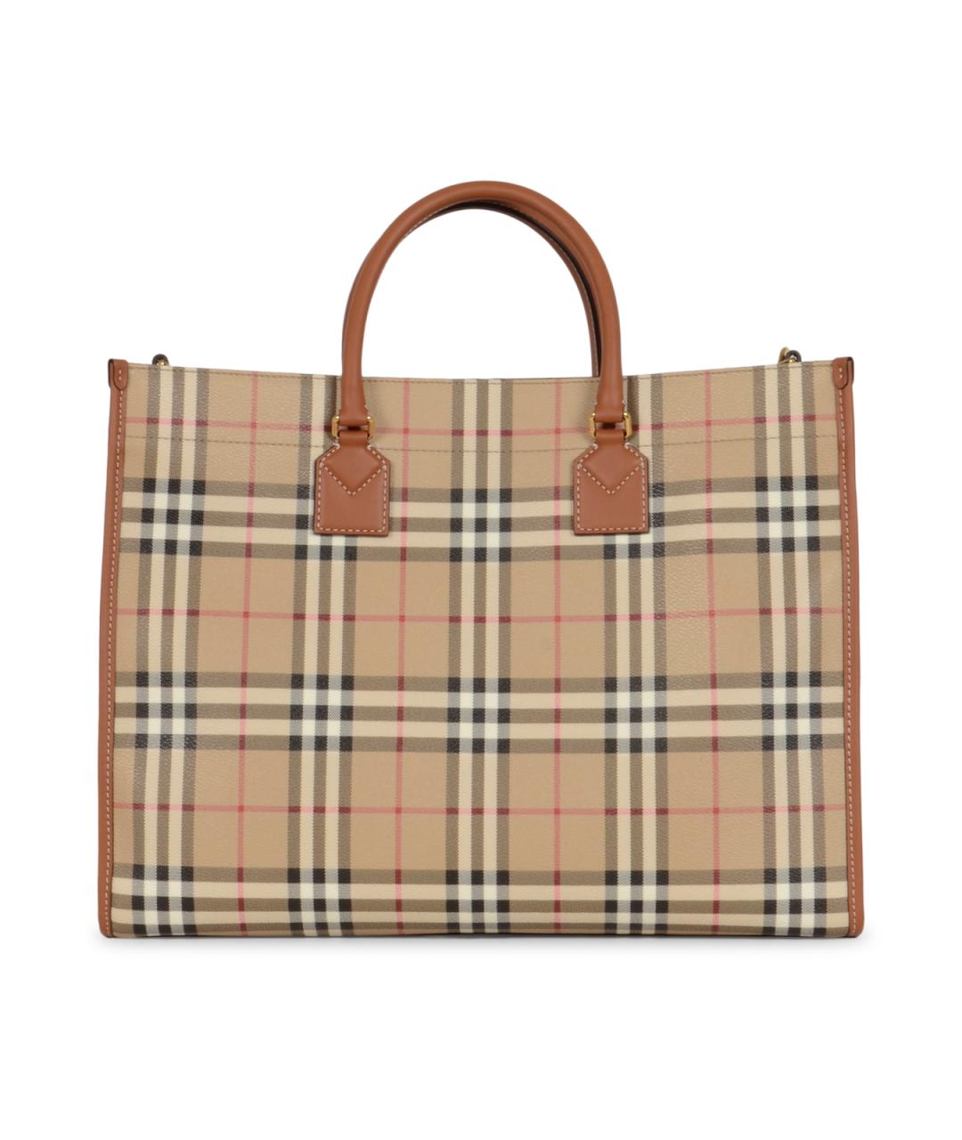 BURBERRY Бежевая сумка тоут, фото 3