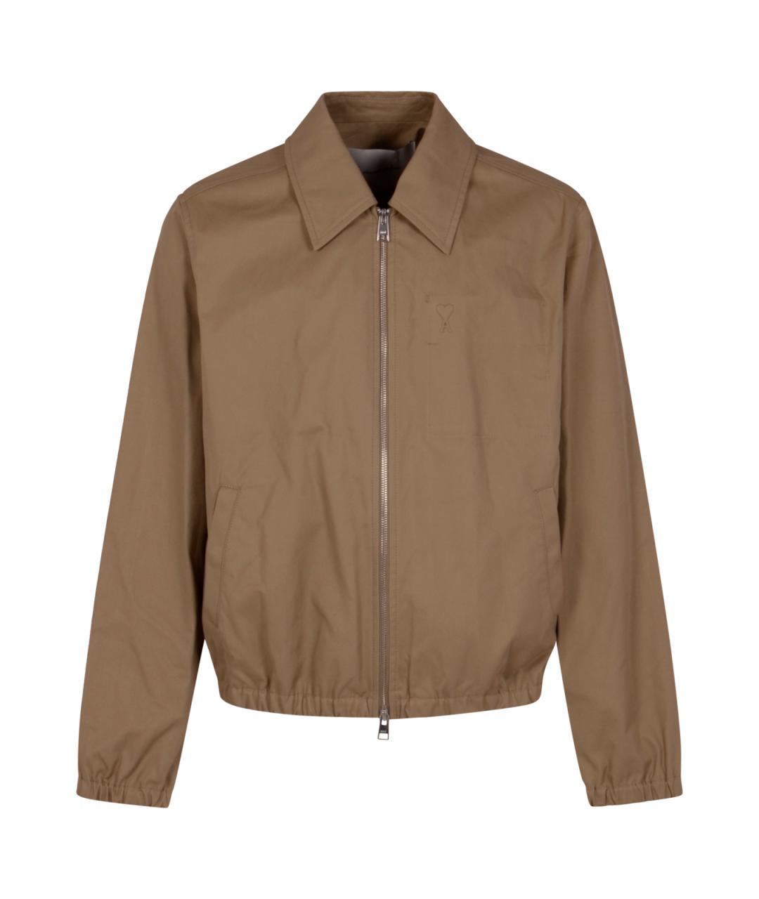 Ami Paris Бежевая хлопковая куртка, фото 1