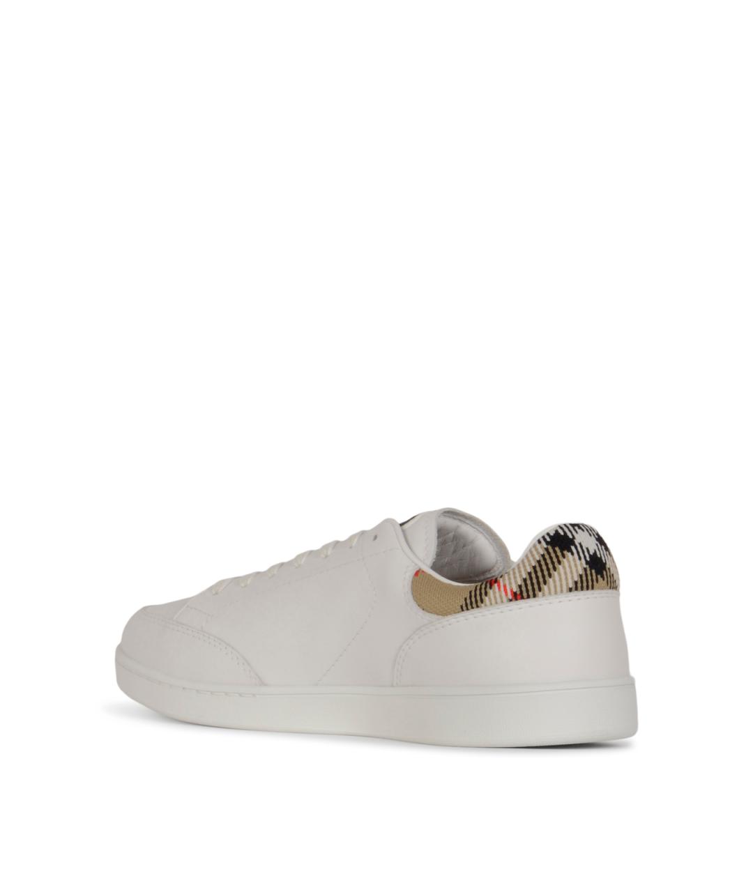 BURBERRY Мульти кожаные низкие кроссовки / кеды, фото 3