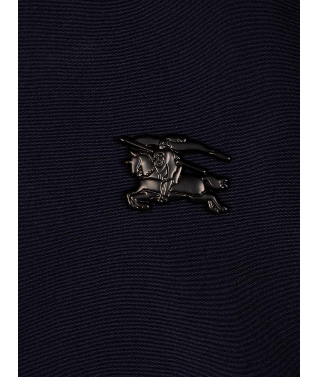 BURBERRY Синяя хлопковая куртка, фото 3