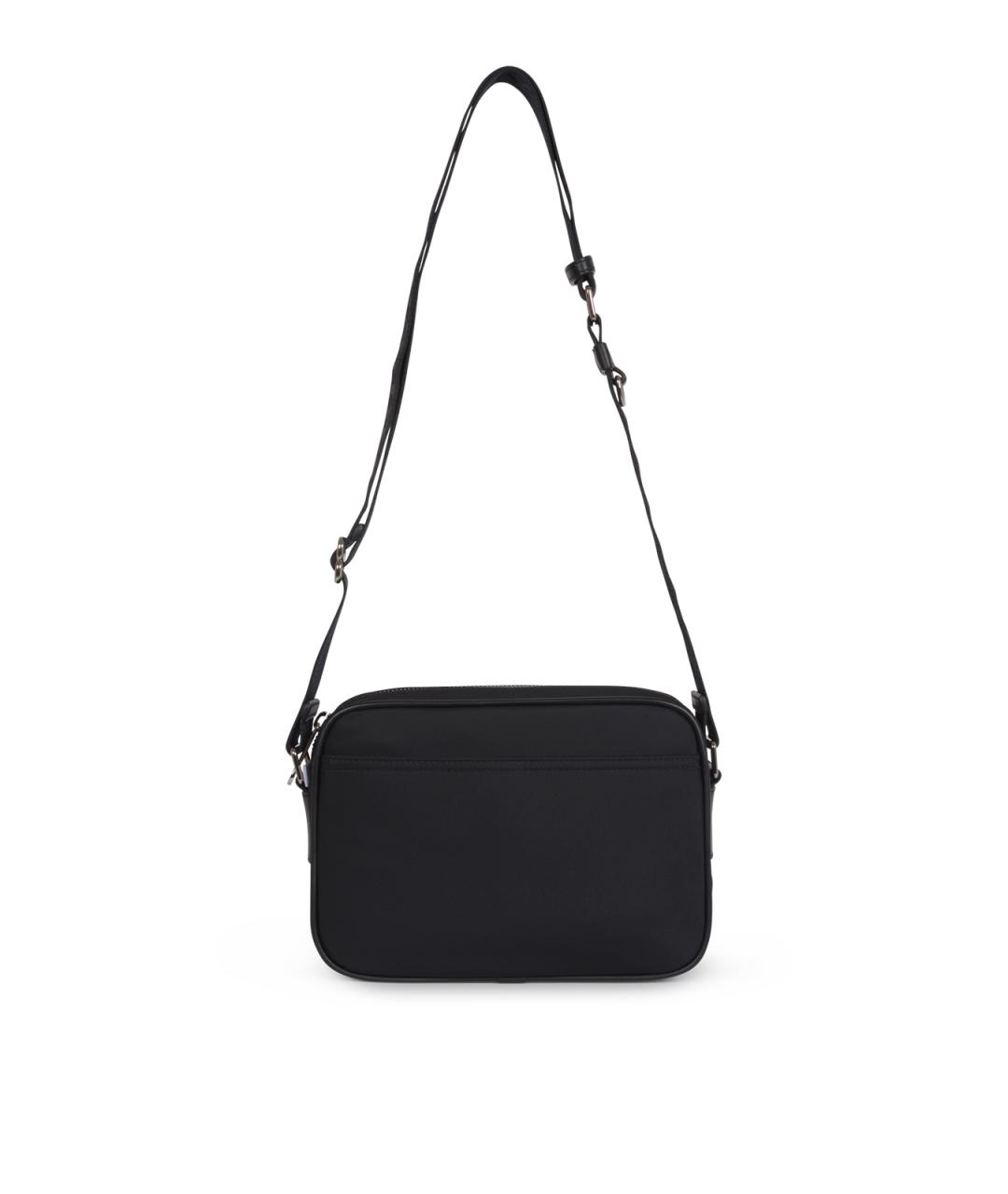 BURBERRY Черная синтетическая сумка на плечо, фото 4